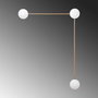 Opviq Domino - 11049 Lámpara de pared vintage cobre